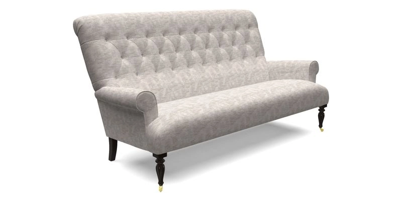 Chelsham 3 seater sofa in Two Tone Plain Biscuit