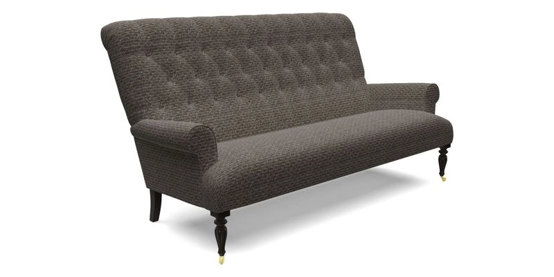 Chelsham 3 seater sofa in Two Tone Plain Biscuit
