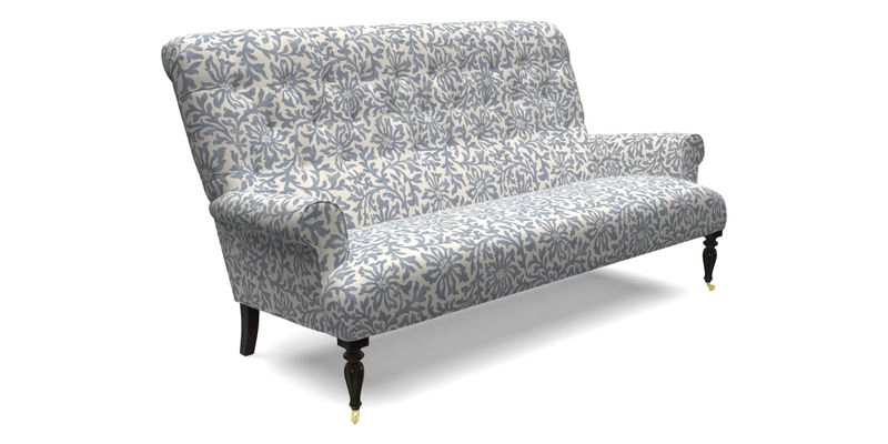 Chelsham 3 seater sofa in Two Tone Plain Biscuit