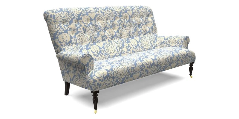Chelsham 3 seater sofa in Two Tone Plain Biscuit