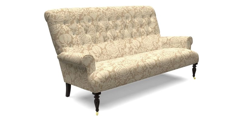 Chelsham 3 seater sofa in Two Tone Plain Biscuit