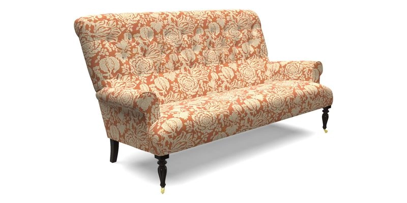 Chelsham 3 seater sofa in Two Tone Plain Biscuit
