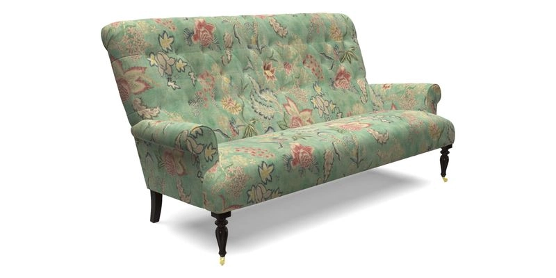 Chelsham 3 seater sofa in Two Tone Plain Biscuit