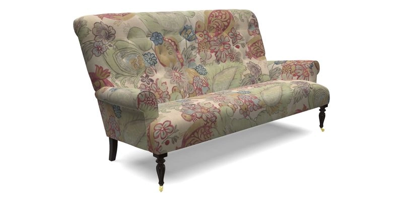 Chelsham 3 seater sofa in Two Tone Plain Biscuit