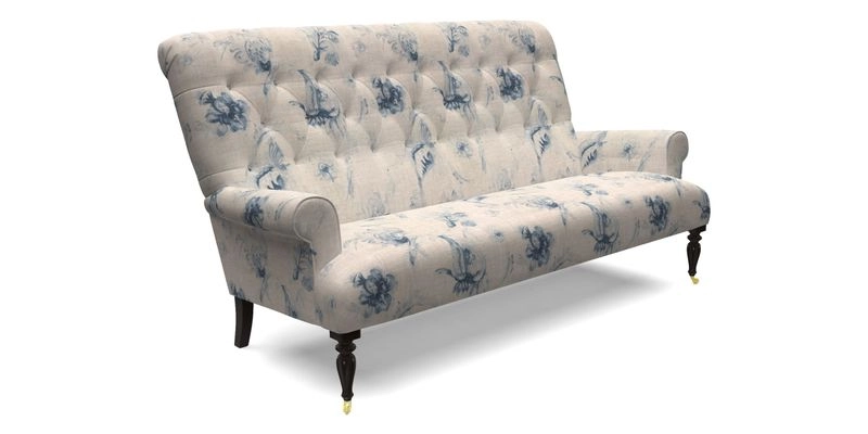 Chelsham 3 seater sofa in Two Tone Plain Biscuit