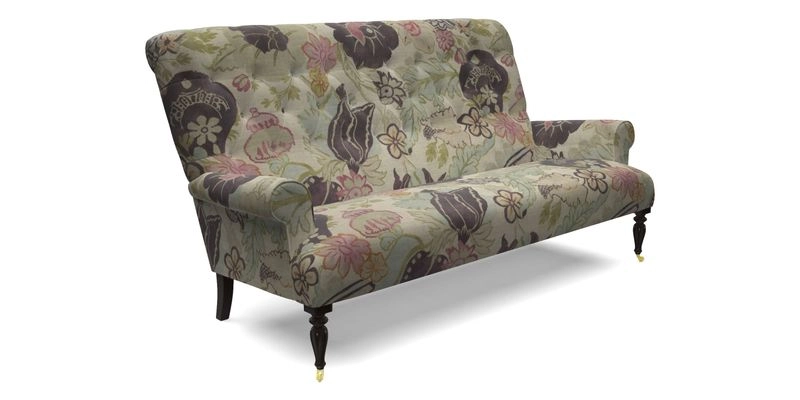 Chelsham 3 seater sofa in Two Tone Plain Biscuit