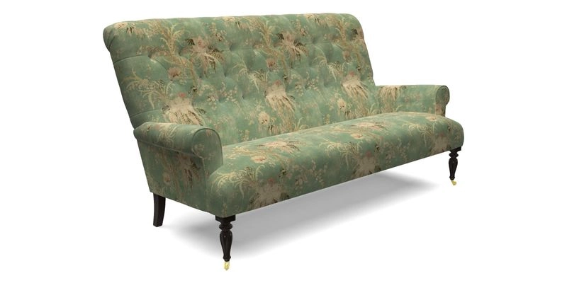 Chelsham 3 seater sofa in Two Tone Plain Biscuit