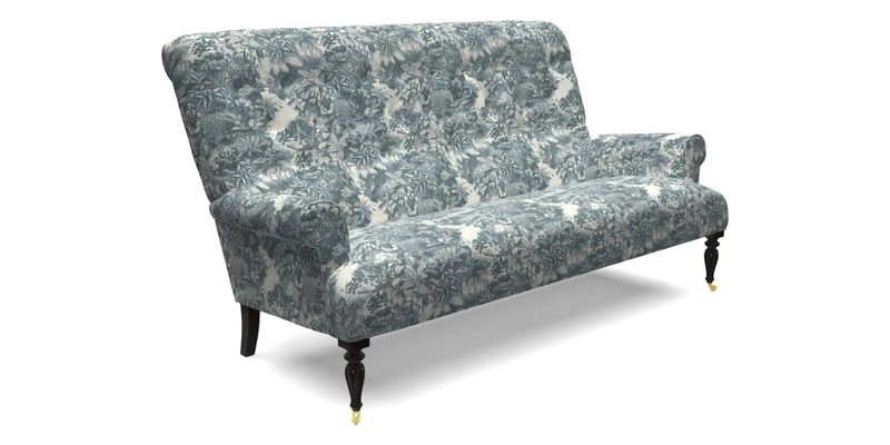Chelsham 3 seater sofa in Two Tone Plain Biscuit