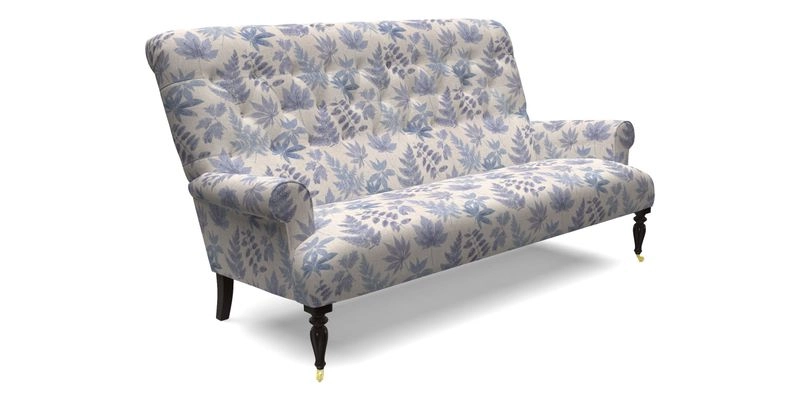 Chelsham 3 seater sofa in Two Tone Plain Biscuit