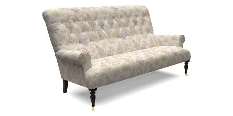 Chelsham 3 seater sofa in Two Tone Plain Biscuit