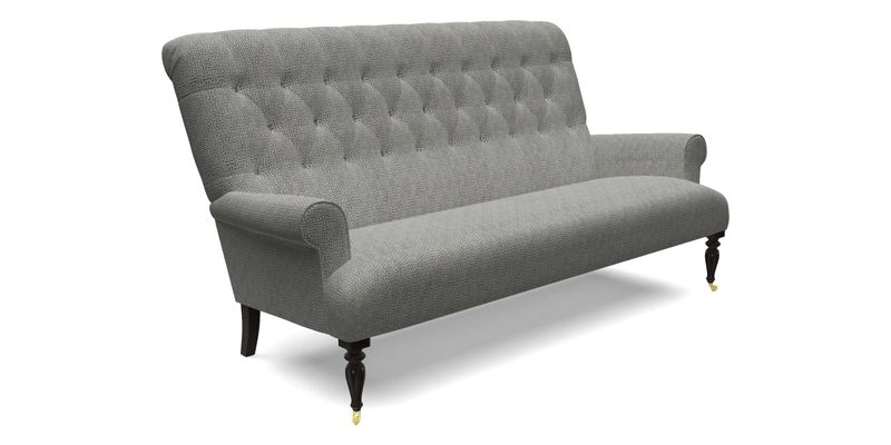 Chelsham 3 seater sofa in Two Tone Plain Biscuit