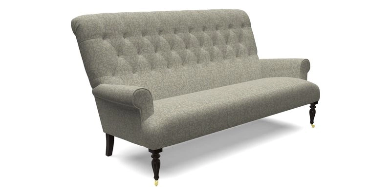 Chelsham 3 seater sofa in Two Tone Plain Biscuit