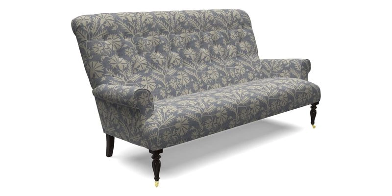 Chelsham 3 seater sofa in Two Tone Plain Biscuit