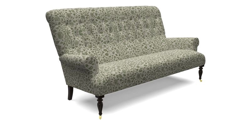 Chelsham 3 seater sofa in Two Tone Plain Biscuit
