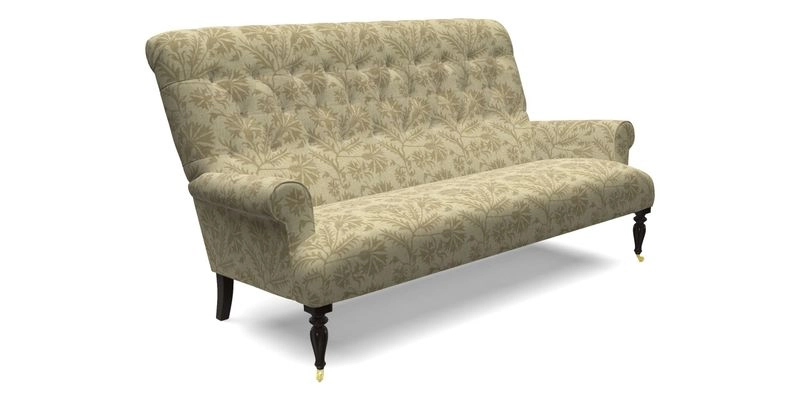 Chelsham 3 seater sofa in Two Tone Plain Biscuit