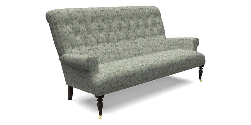 Chelsham 3 seater sofa in Two Tone Plain Biscuit