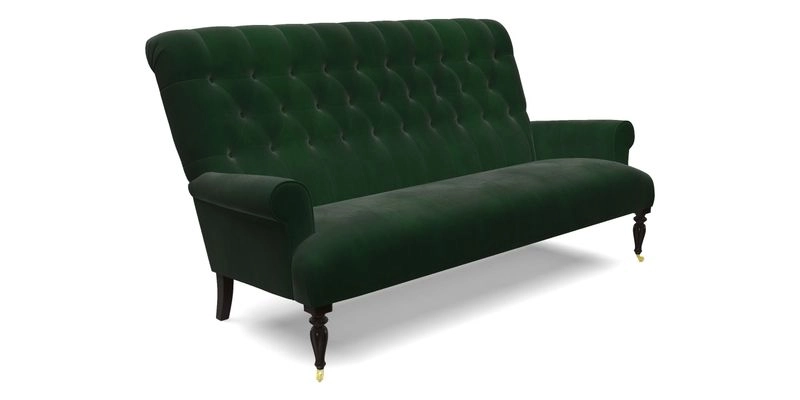 Chelsham 3 seater sofa in Two Tone Plain Biscuit