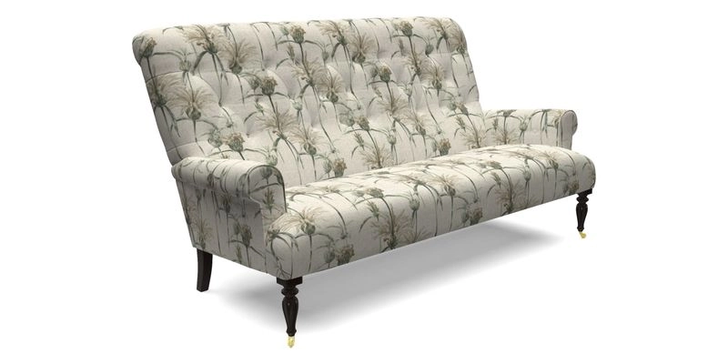 Chelsham 3 seater sofa in Two Tone Plain Biscuit