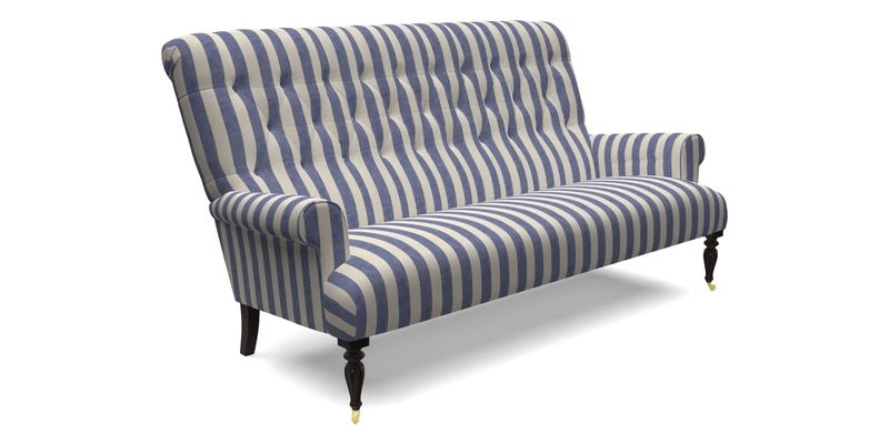 Chelsham 3 seater sofa in Two Tone Plain Biscuit