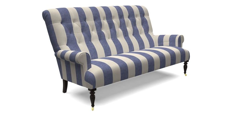 Chelsham 3 seater sofa in Two Tone Plain Biscuit