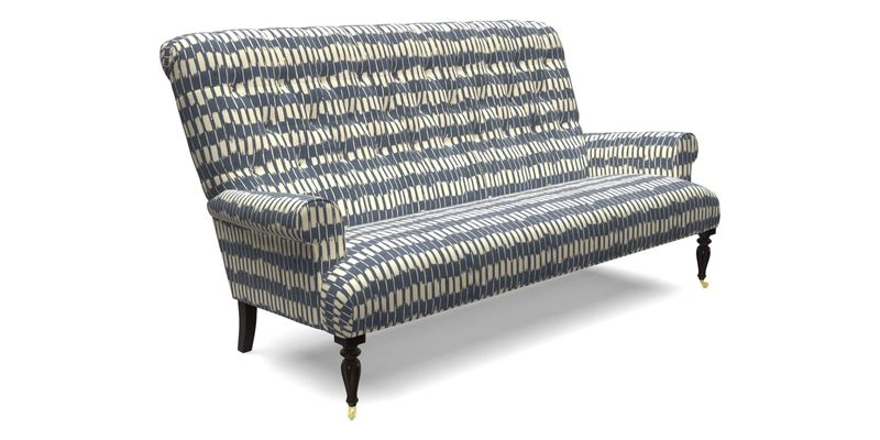 Chelsham 3 seater sofa in Two Tone Plain Biscuit