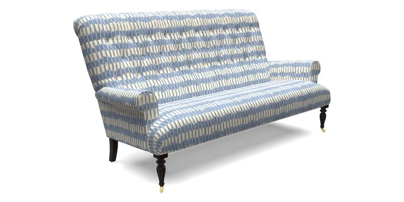 Chelsham 3 seater sofa in Two Tone Plain Biscuit