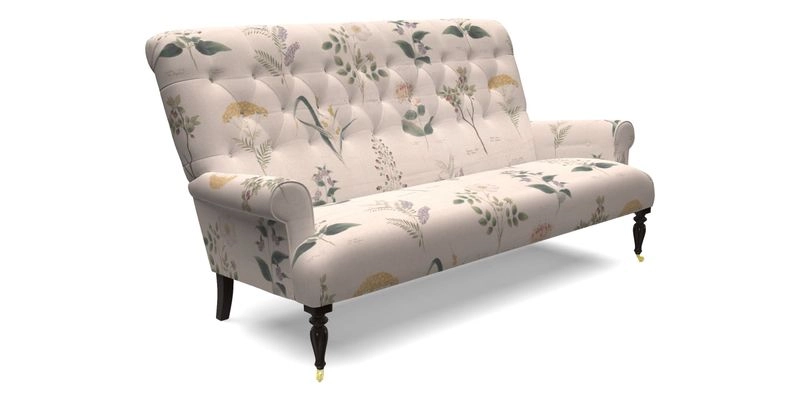 Chelsham 3 seater sofa in Two Tone Plain Biscuit