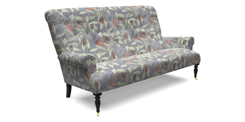 Chelsham 3 seater sofa in Two Tone Plain Biscuit