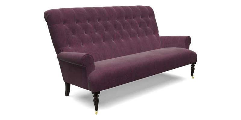 Chelsham 3 seater sofa in Two Tone Plain Biscuit
