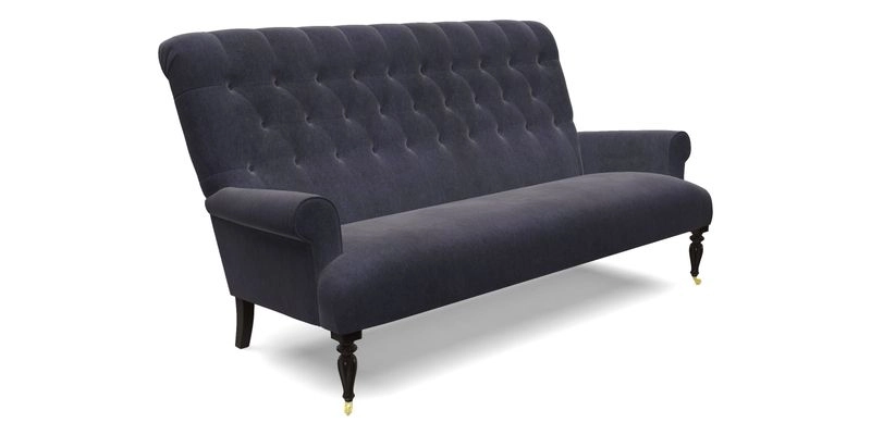 Chelsham 3 seater sofa in Two Tone Plain Biscuit