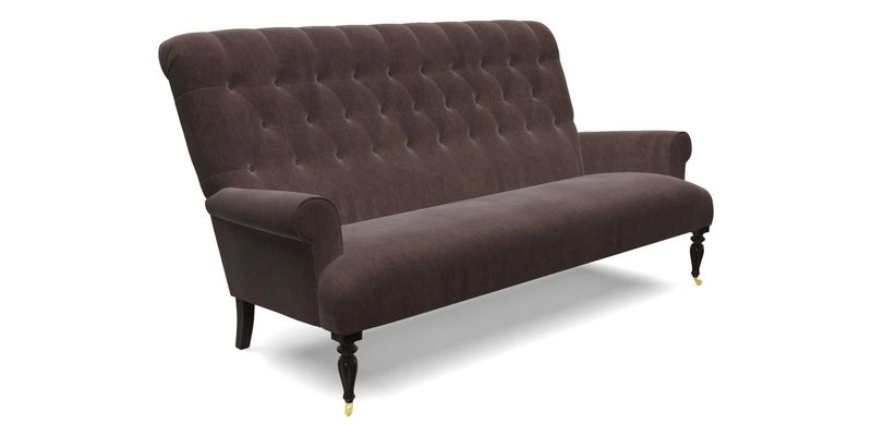 Chelsham 3 seater sofa in Two Tone Plain Biscuit