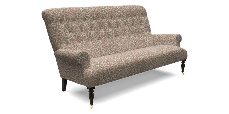 Chelsham 3 seater sofa in Two Tone Plain Biscuit