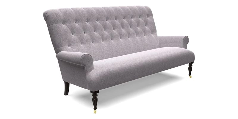 Chelsham 3 seater sofa in Two Tone Plain Biscuit