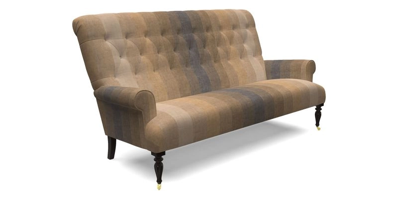 Chelsham 3 seater sofa in Two Tone Plain Biscuit