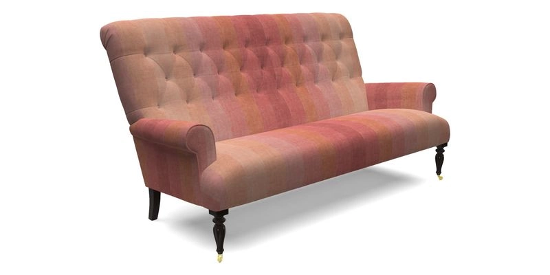 Chelsham 3 seater sofa in Two Tone Plain Biscuit
