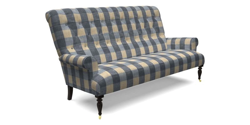 Chelsham 3 seater sofa in Two Tone Plain Biscuit