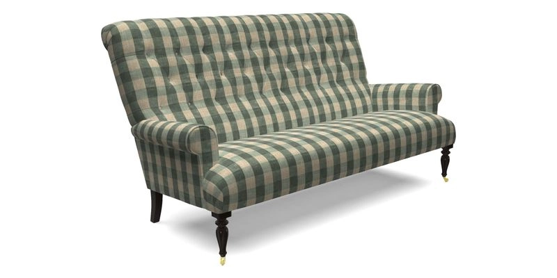 Chelsham 3 seater sofa in Two Tone Plain Biscuit