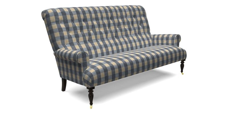Chelsham 3 seater sofa in Two Tone Plain Biscuit
