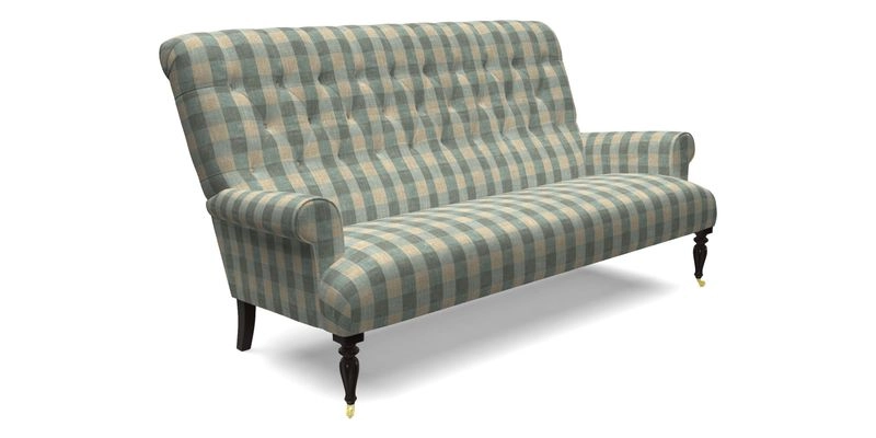 Chelsham 3 seater sofa in Two Tone Plain Biscuit