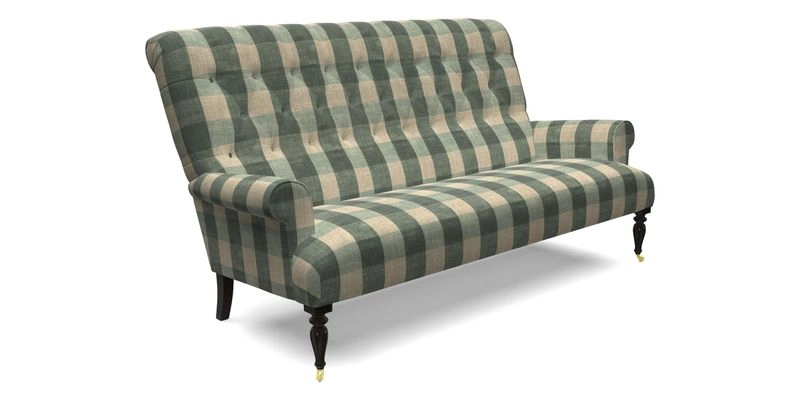 Chelsham 3 seater sofa in Two Tone Plain Biscuit