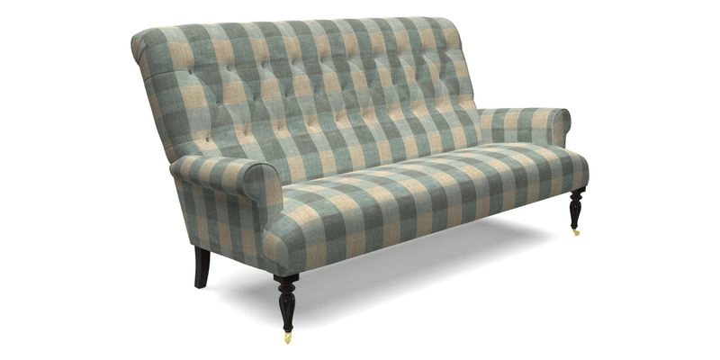 Chelsham 3 seater sofa in Two Tone Plain Biscuit
