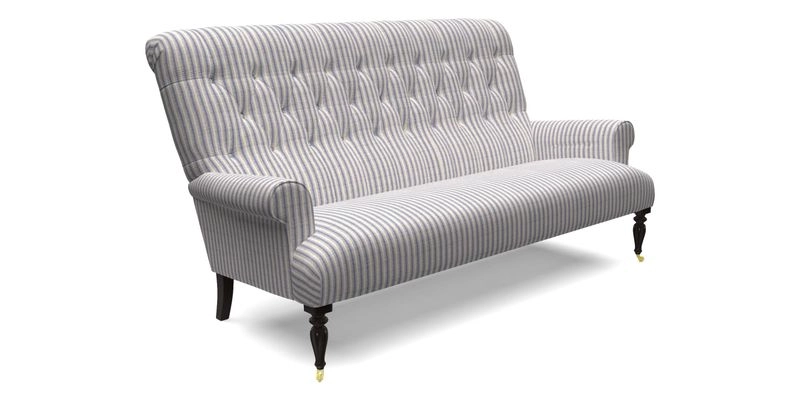 Chelsham 3 seater sofa in Two Tone Plain Biscuit