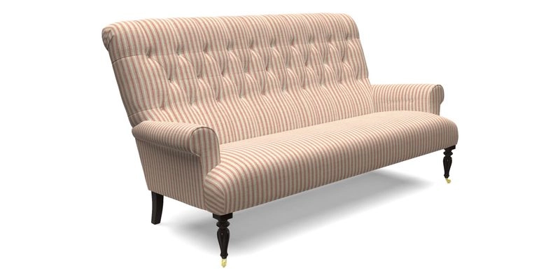 Chelsham 3 seater sofa in Two Tone Plain Biscuit