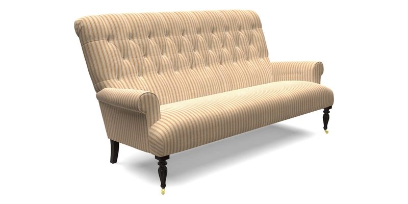 Chelsham 3 seater sofa in Two Tone Plain Biscuit