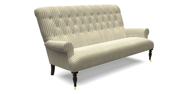 Chelsham 3 seater sofa in Two Tone Plain Biscuit