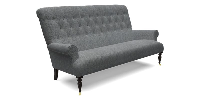 Chelsham 3 seater sofa in Two Tone Plain Biscuit