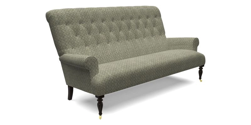 Chelsham 3 seater sofa in Two Tone Plain Biscuit