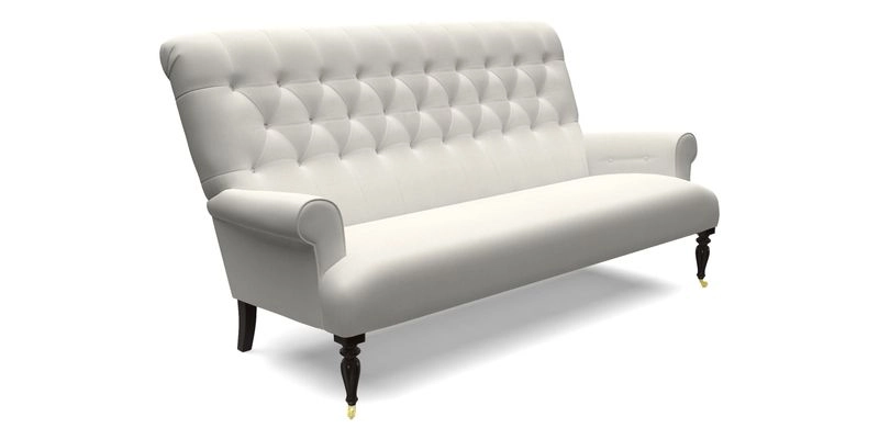 Chelsham 3 seater sofa in Two Tone Plain Biscuit