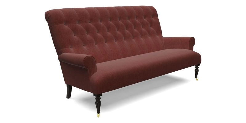 Chelsham 3 seater sofa in Two Tone Plain Biscuit