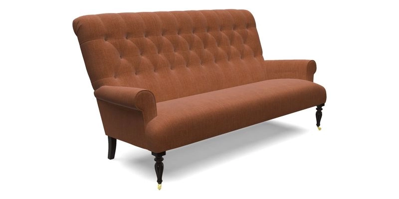 Chelsham 3 seater sofa in Two Tone Plain Biscuit